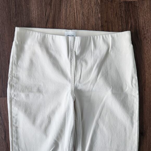 Wilfred Free Pull On Cream Straight Leg Pants 8 Minimalist Neutral Casual - Picture 3 of 8
